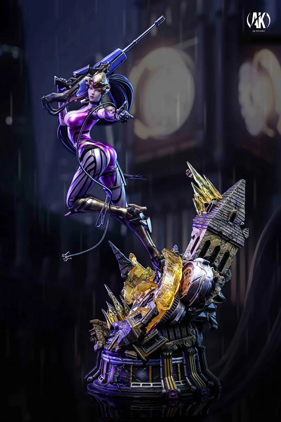 1/6 & 1/4 Scale Widowmaker with LED - Overwatch Resin Statue