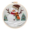 Christmas Snowman-Embroidery Kit