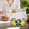 DIY Diamond Painting Special Shape Desktop Cabin Calendar Organizer Box Kit(Cute Turtle)