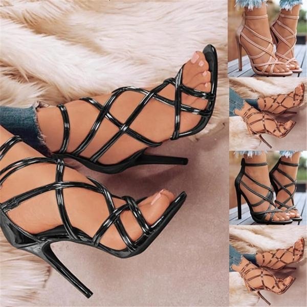 2018 Spring Fashion Women High Heel Boots Sexy Thin Heel Shoes EU35-43 - Shop Trendy Women's Clothing | LoverChic