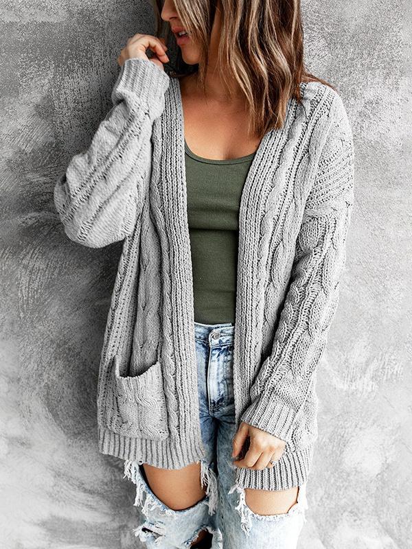 Women Half Sleeve V-neck Solid Color Dress