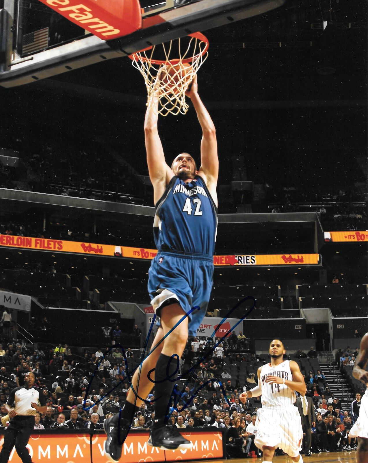 GFA Minnesota Timberwolves * KEVIN LOVE * Signed 8x10 Photo Poster painting RW1 COA