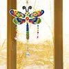 Diamond Painting Double Sided Suncatcher Dragonfly Ornaments for Windows Decor