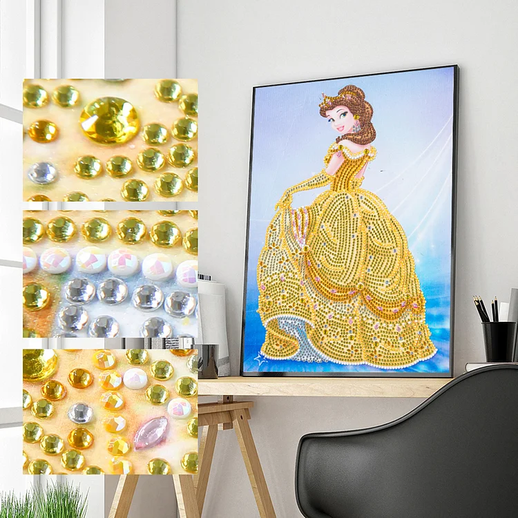 Special-shaped Diamond Painting - Disney Princess - 30*40CM