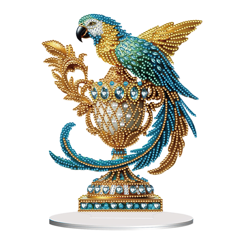 Acrylic Special Shape Eagle Trophy Diamond Painting Desktop Ornaments for Office