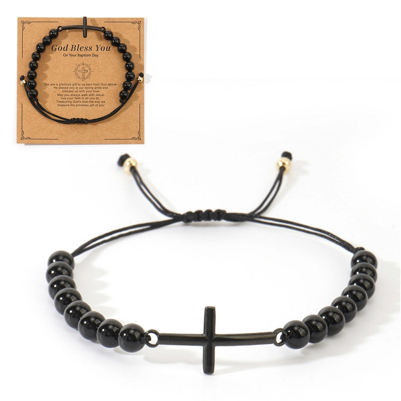 Bohemian Geometric Natural Stone Handmade Men’s Bracelets