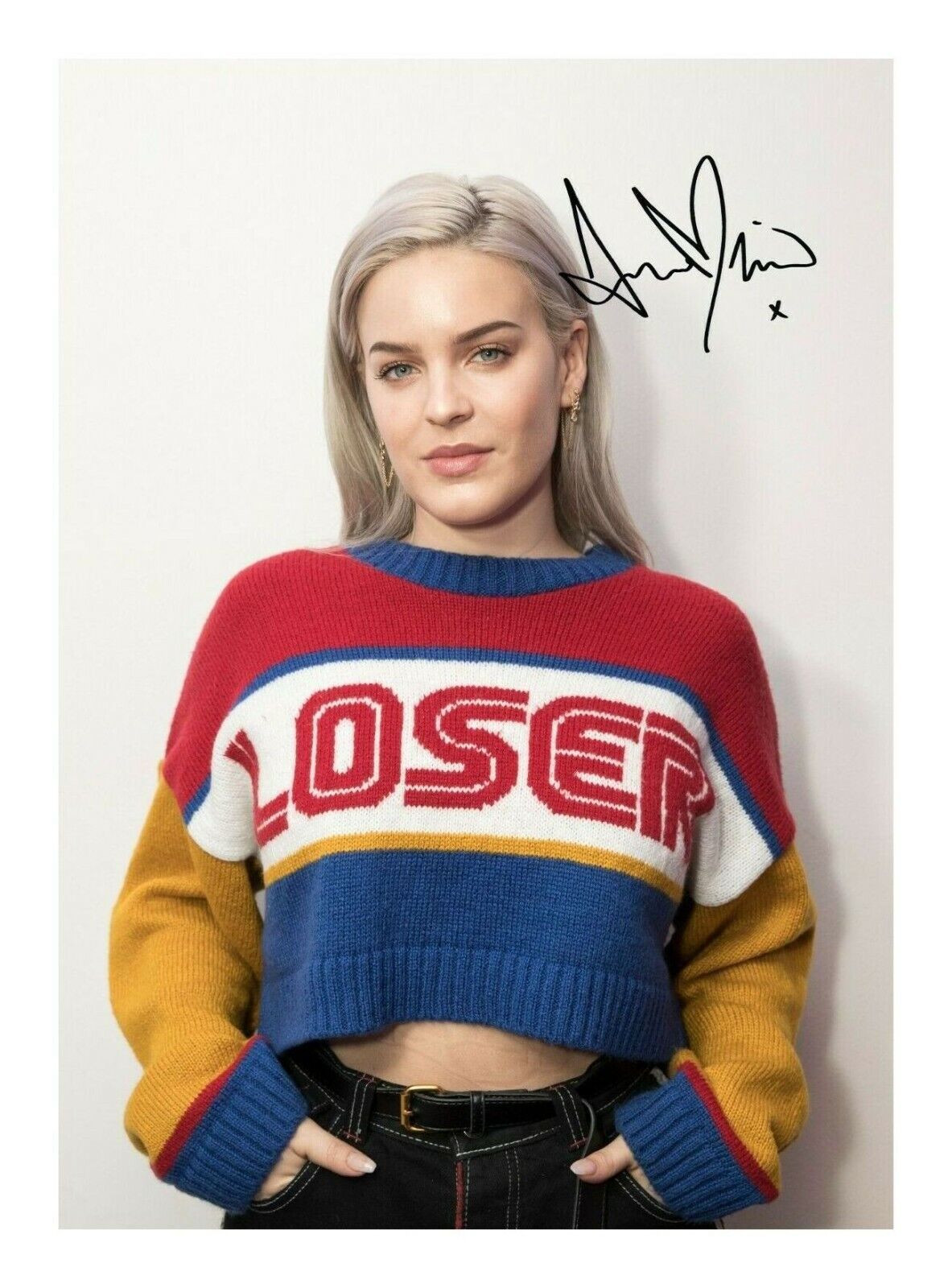 ANNE MARIE AUTOGRAPH SIGNED PP Photo Poster painting POSTER
