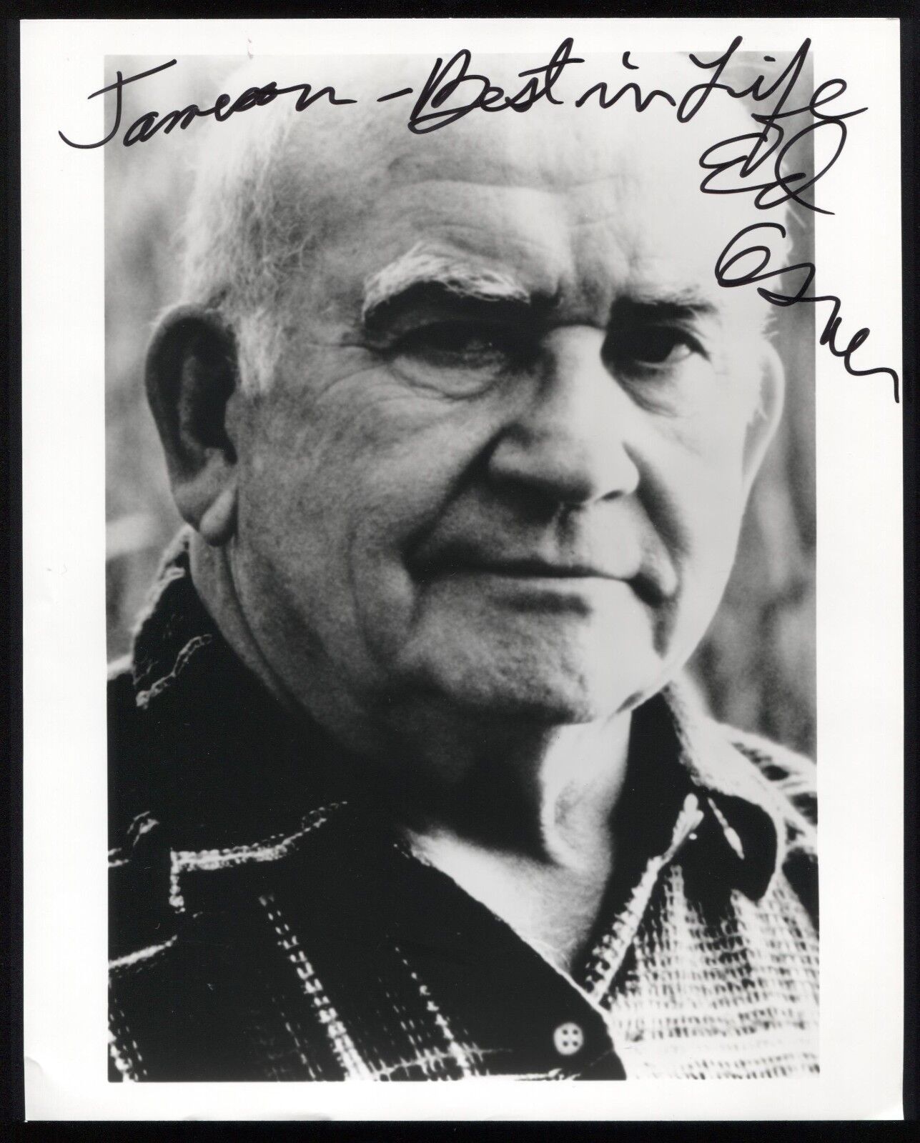 Ed Asner Signed 8x10 Photo Poster painting Autographed Photo Poster paintinggraph Vintage Signature