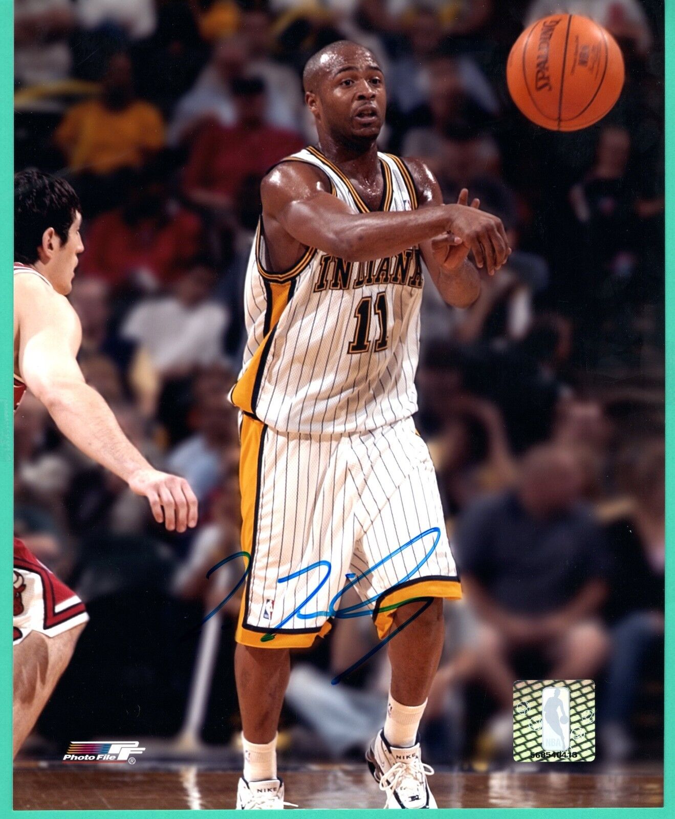 Jamaal Tinsley NBA Indiana Pacers Hand Signed Autograph 8x10 Photo Poster painting NBA Hologram