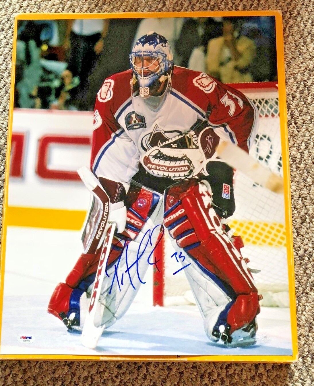 PATRICK ROY SIGNED COLORADO AVALANCHE 16X20 Photo Poster painting PSA/DNA CERTIFIED