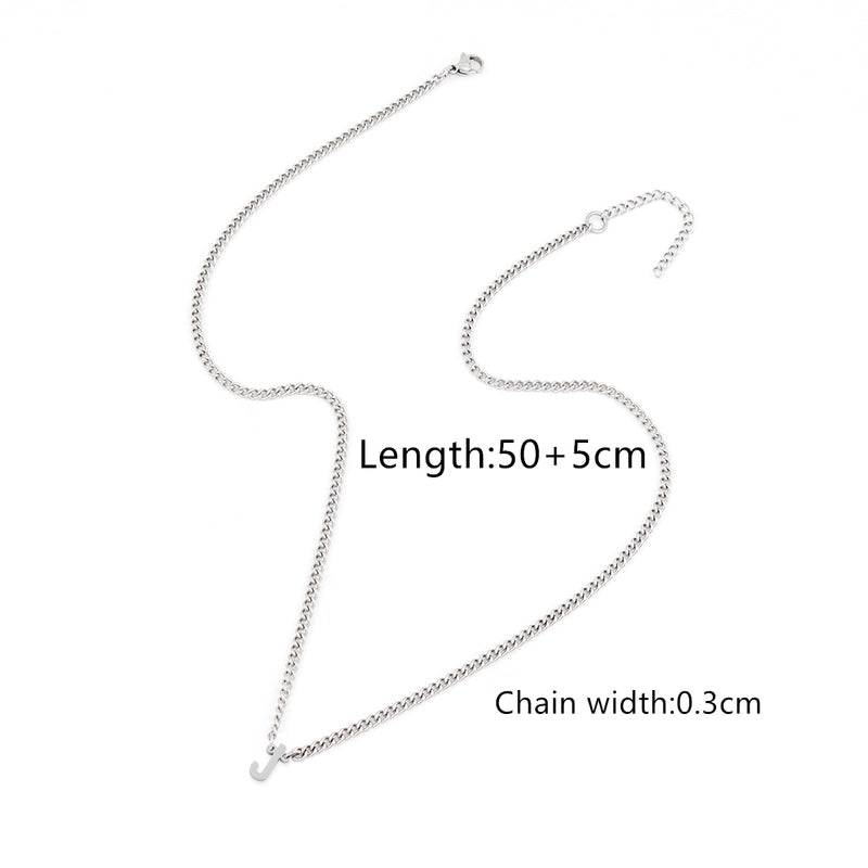 Minimalist Classic Style Letter 201 Stainless Steel 304 Stainless Steel Men’s Pendant Necklace Men Pendant Necklaces