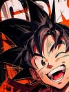 Winking Son Goku Decorative Painting - Dragon Ball - BLK Studio