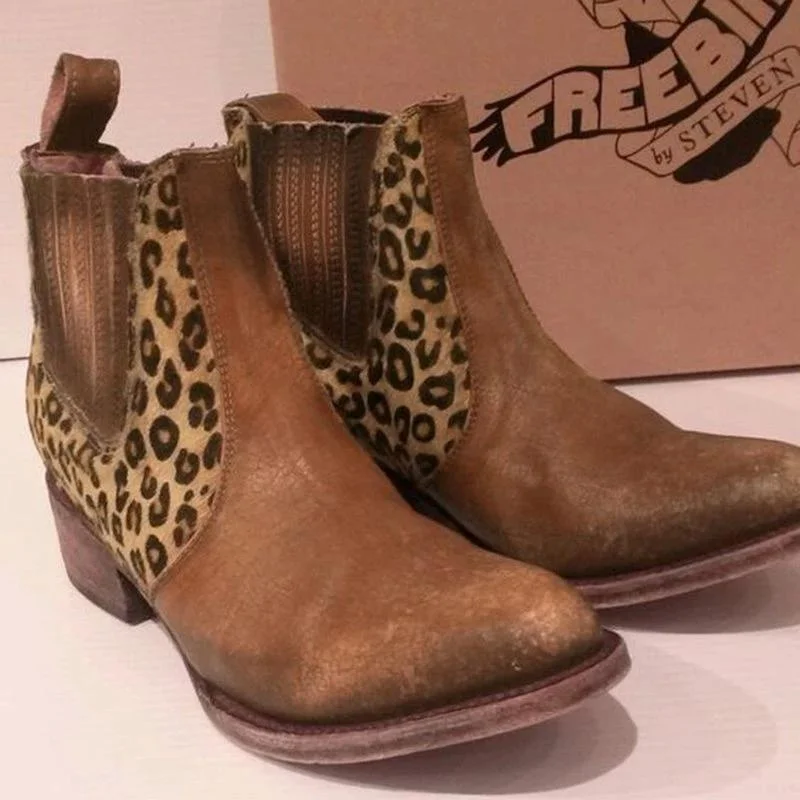 Fashion Mid-Calf Block Heel Boots | IFYHOME