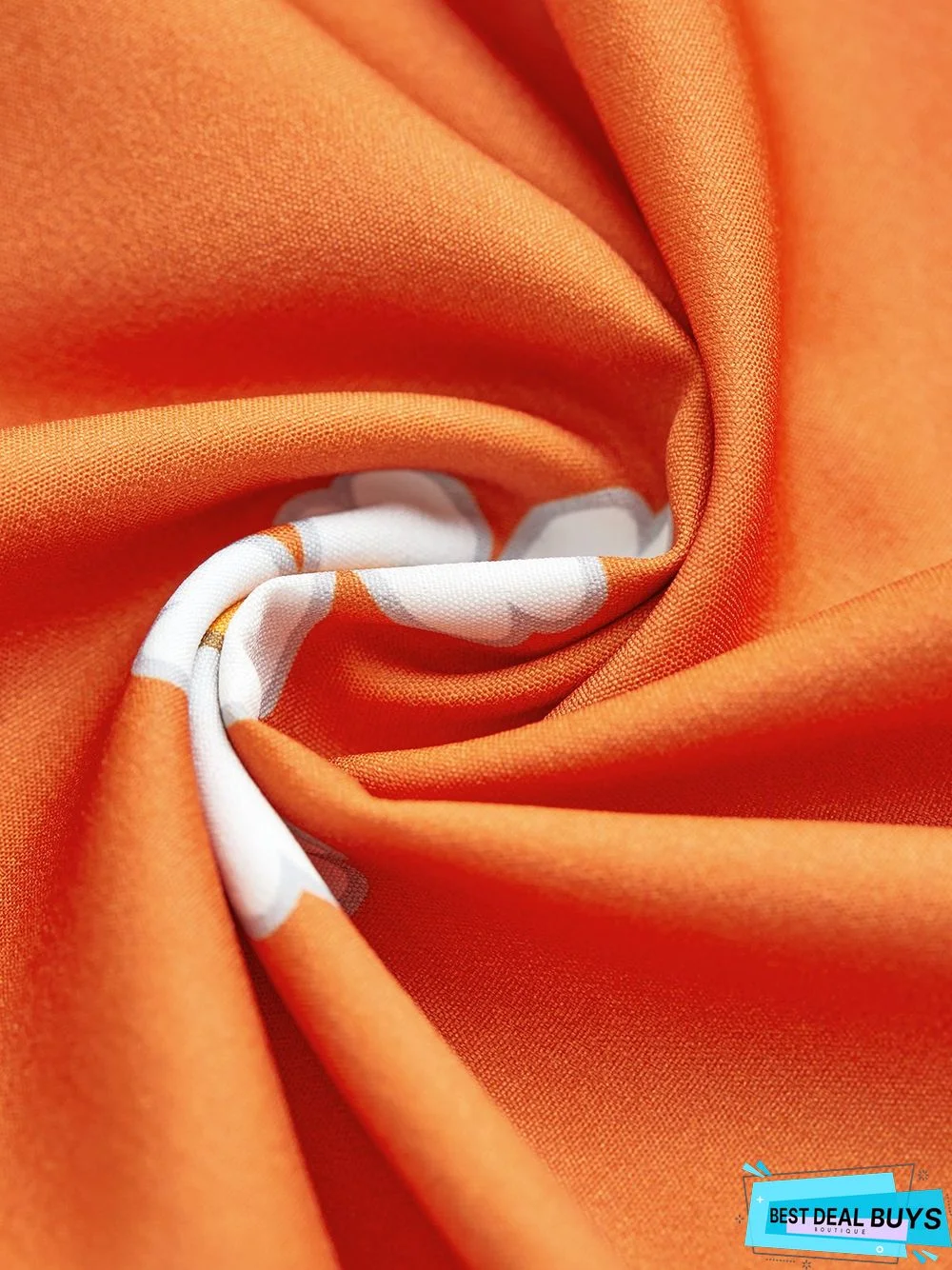 Casual Daisy Loose V neck Three Quarter Blouse