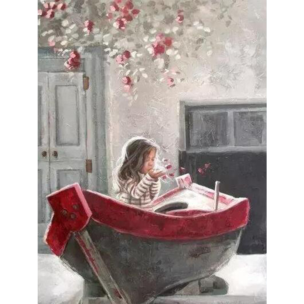 

Girl - Round Drill Diamond Painting - 30*40CM, 501 Original