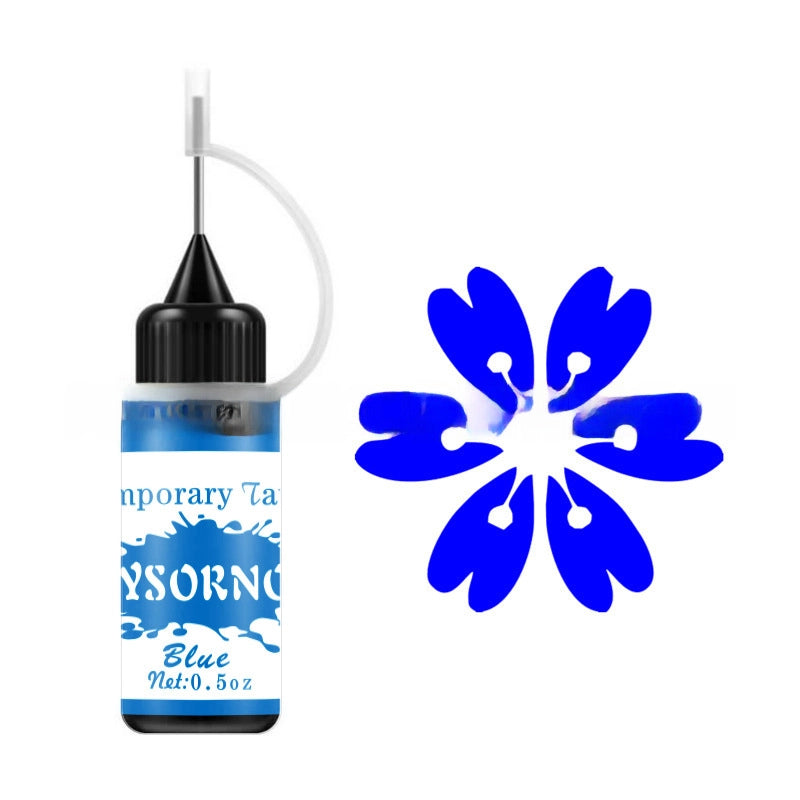 Hand-painted Pigment Color Black Henna Paste Tattoo Juice Paste Jagua Plant Paste Hollow Template