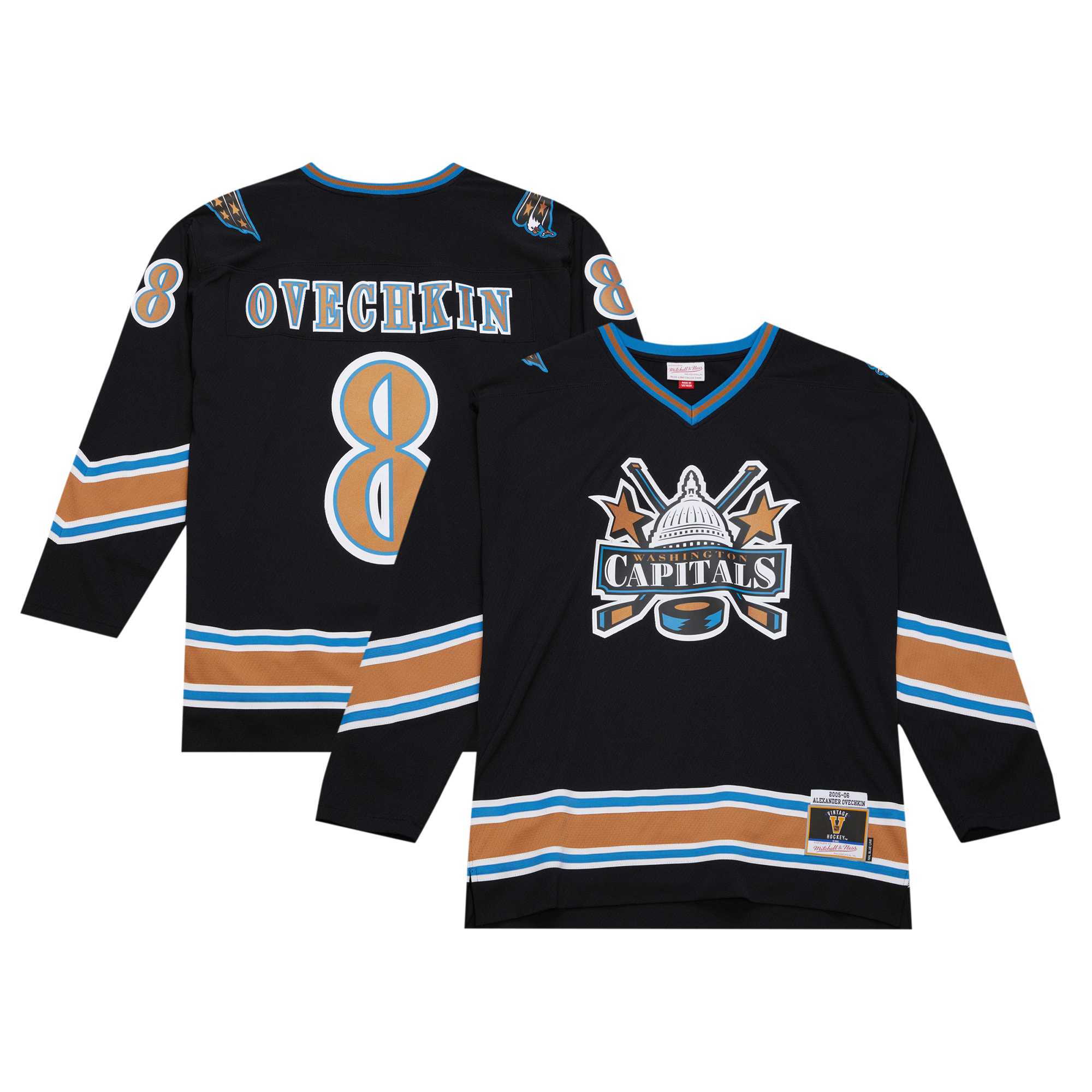 Alexander Ovechkin Washington Capitals Mitchell & Ness  2005/06 Blue Line   Jersey – Black mysite