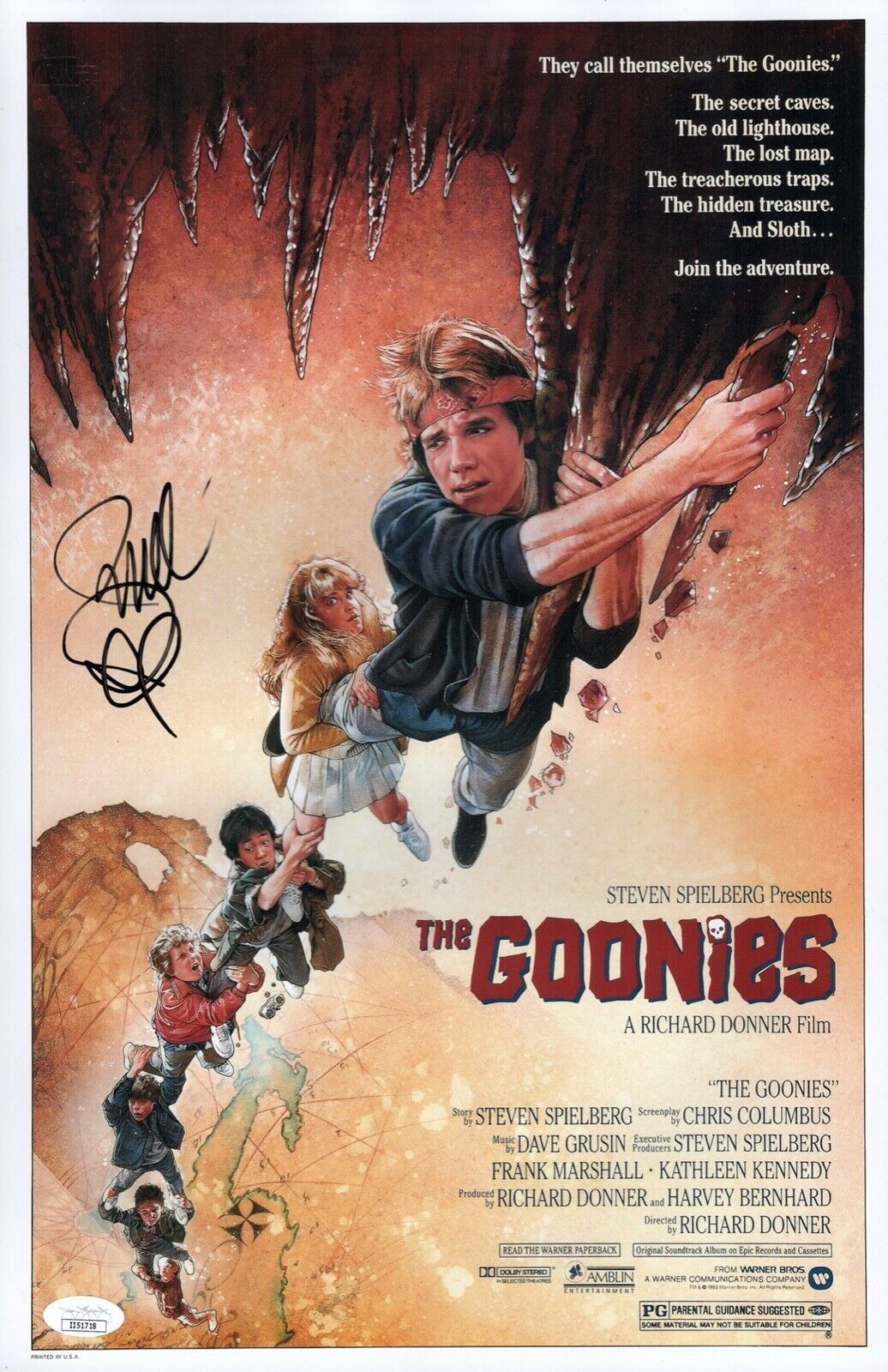 RICHARD DONNER Signed 11x17 Photo Poster painting GOONIES Director Autograph JSA COA Cert