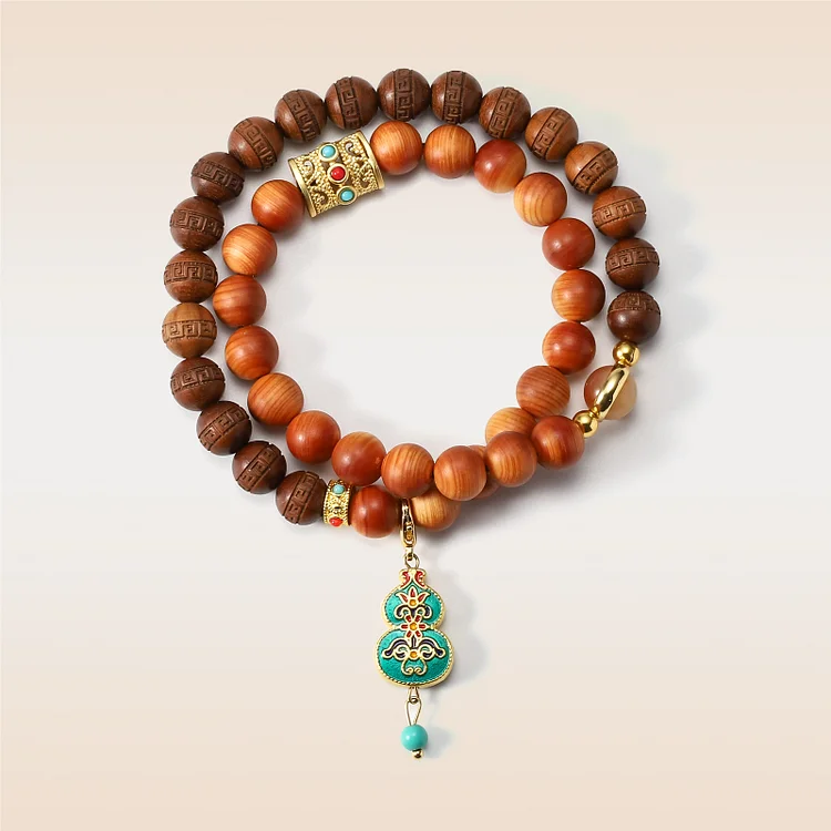 Abelia Buddha Beads Calabash Bracelet