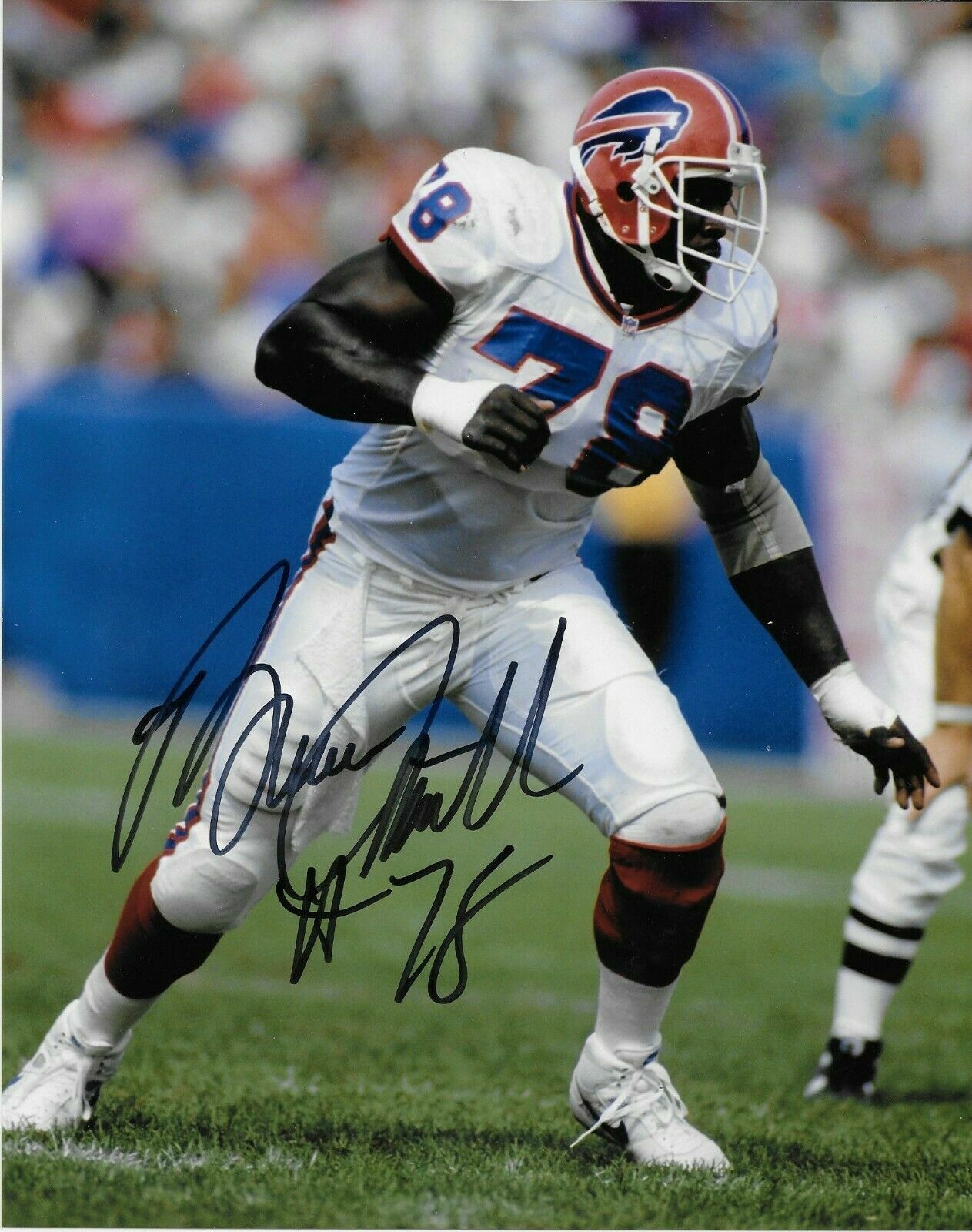 Bruce Smith Autographed Signed 8x10 Photo Poster painting ( HOF Bills ) REPRINT