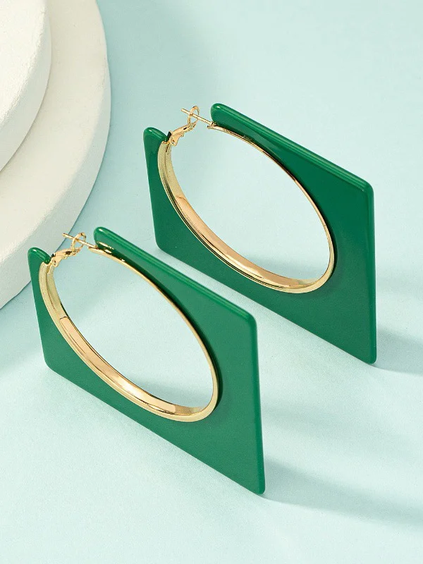 Geometric Normcore Drop Earrings