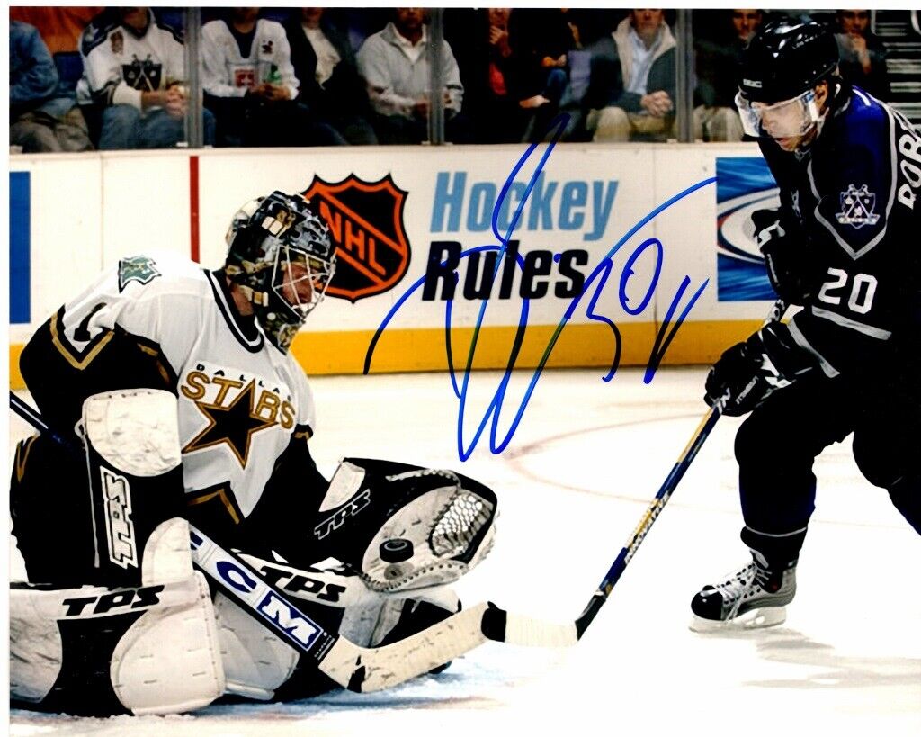 Dan Ellis Signed - Autographed Dallas Stars 8x10 inch Photo Poster painting with Certificate