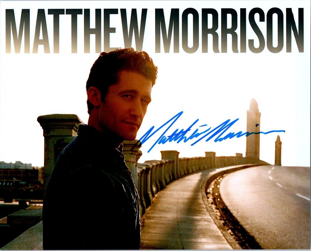 MATTHEW MORRISON Signed Autographed GLEE 8X10 Photo Poster painting G