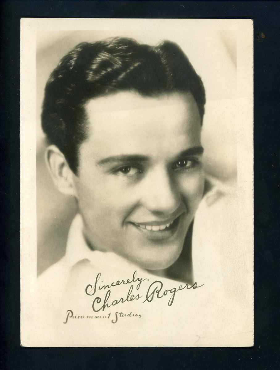 Charles Buddy Rogers circa 1920's Paramount Studios Press Publicity 5 x 7 Photo Poster painting