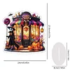 Acrylic Halloween Theme Table Top Diamond Painting Ornament Kits (Candy Shop)
