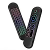 M5 Air Mouse Keyboard Remote Rechargeble 2.4G+BT5.2 7 Color Backlit for Smart TV