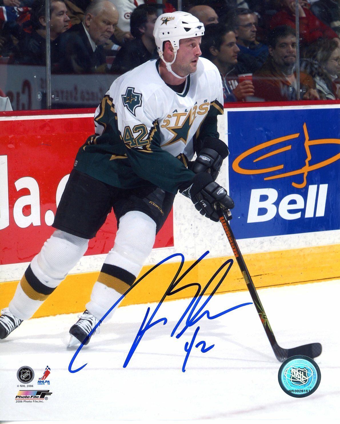 John Klemm Autographed 8x10 Dallas Stars # S348