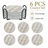 [Upgrade]6pcs/set DIY Diamond Painting Waterproof Case Classic Animal Pearl Art Coaster Gift Decor Set