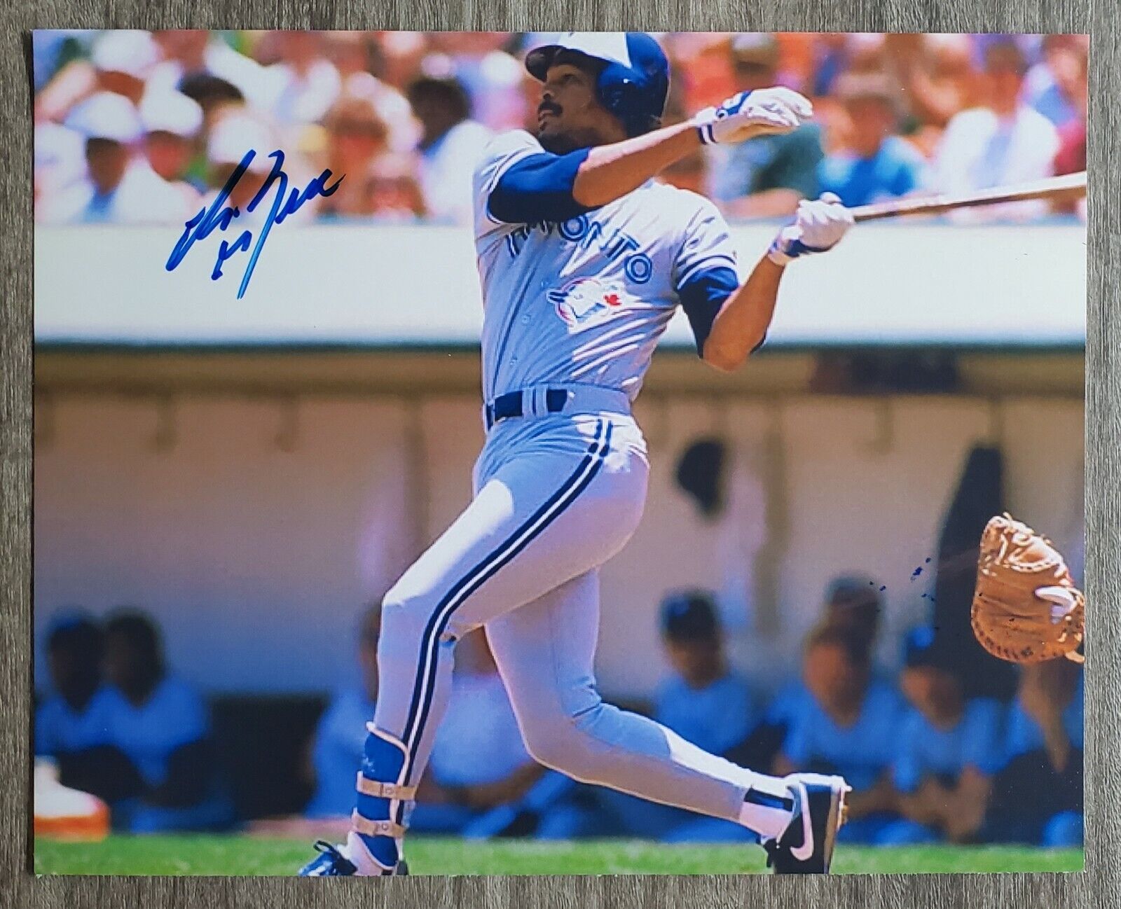 George Bell Signed 8x10 Photo Poster painting Toronto Blue Jays RAD