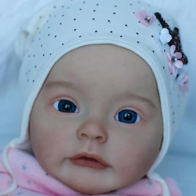 [New!] 17'' & 22'' Real Lifelike Awake Reborn Toddler Baby Girl Doll Named Florence, Weighted Poseable Babies