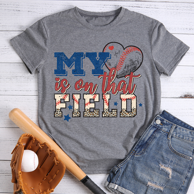 AL™ My Heart Is on that FIELD T-shirt Tee -xn0506-11-Annaletters