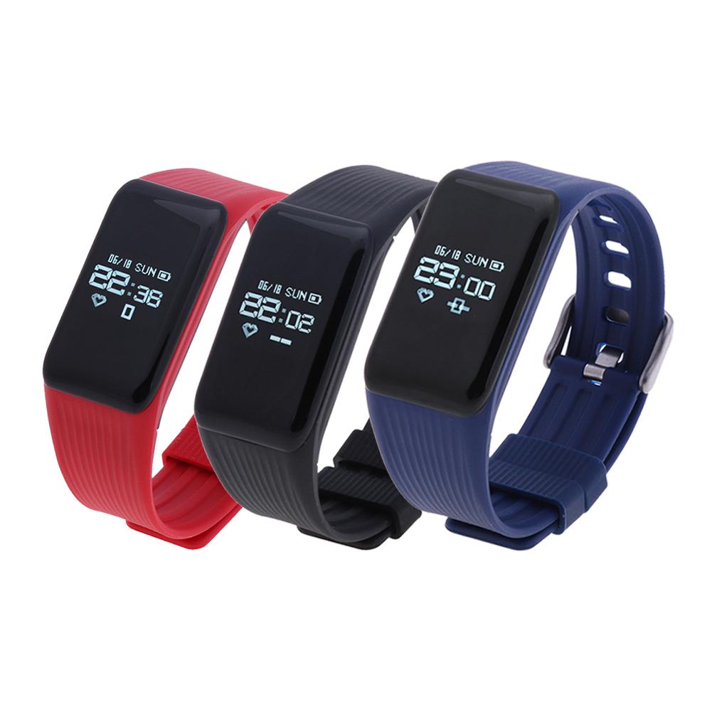 

K1 Heart Rate Sleep Monitor Fitness Tracker IP68 Waterproof Smart Band, Black, 501 Original