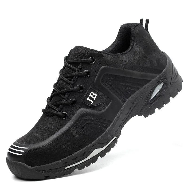 Steel Toe Cap and Kevlar Midsole Men Safety Work Shoes Puncture-Proof Indestructible Working Boots Wear-resistant Man Sneakers