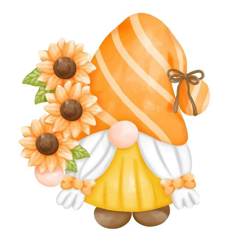 Sunflower Goblin - 11CT Stamped Cross Stitch(50*50cm)
