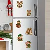 6PCS  Elf Reindeer DIY Pearl Diamond Painting Christmas Fridge Magnets, Sparkling Rhinestone Refrigerator Magnet Craft Kit for Home Decor & Gifts