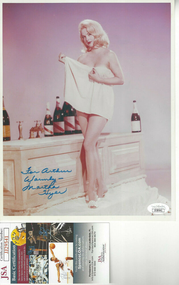 Beauitful Martha Hyer  autographed 8x10 color  Photo Poster painting JSA Certified For Arthur