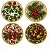 [Upgrade]4Pcs Acrylic Special Shape Xmas DIY Waterproof Diamond Painting Coaster Kit