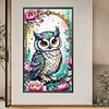 (US Only)Partial AB Diamond Painting - Full Round Drill - Owl (Canvas|45*75cm)