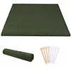 [US Local Warehouse] 5x5ft Thickening Golf Mat 35mm Artificial Hitting Training Mat Gifts for Men Dad