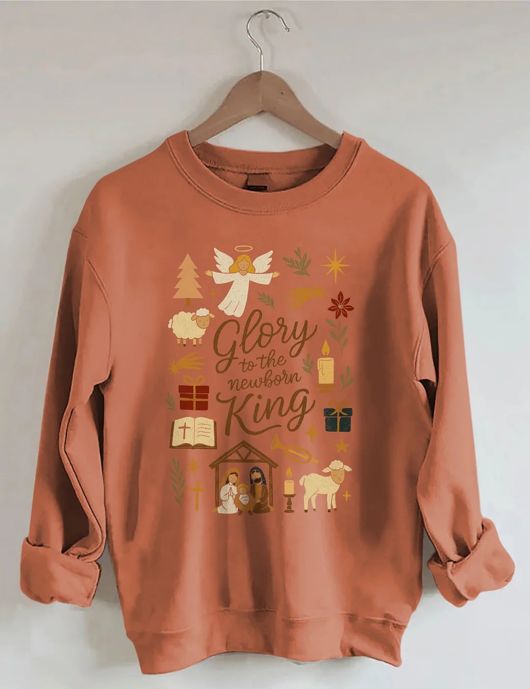 Glory To The Newborn King Sweatshirt