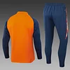 2024/2025 Manchester United Half-Pull Training Suit Orange Football Shirt 1:1 Thai Quality