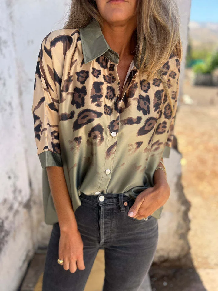CLEARANCE SALE🔥 Lapel Animal Print Shirt(BUY 2 FREE SHIPPING)