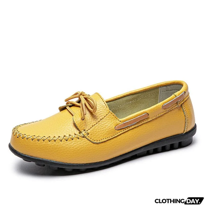 New Comfy Lace-Up Summer Loafers for Women