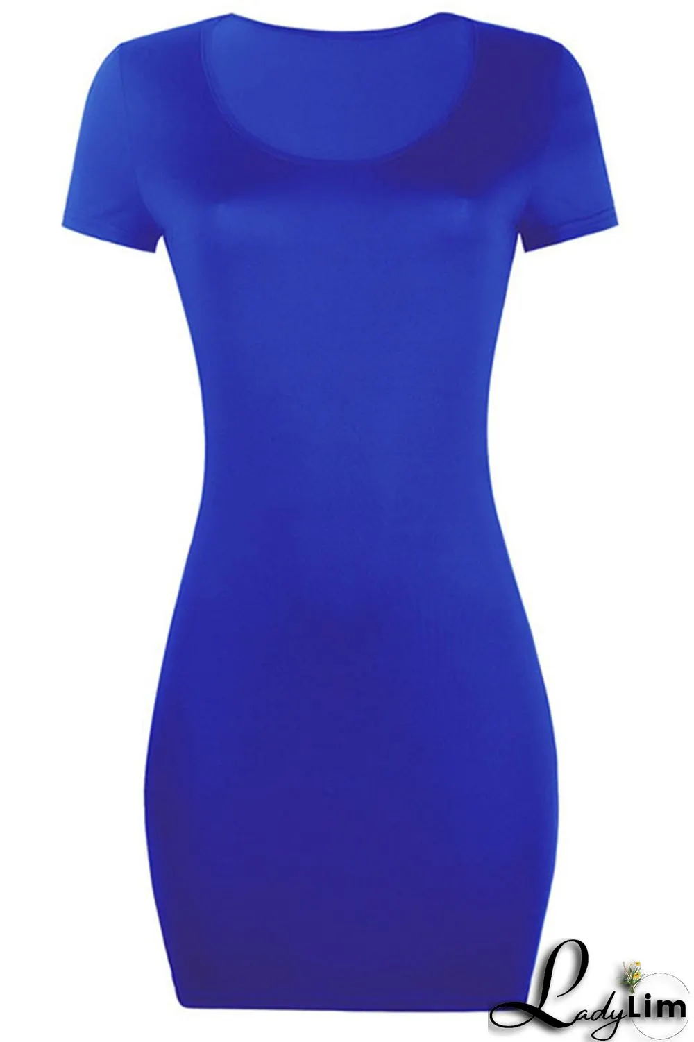 Red Sexy Casual Solid Split Joint U Neck Straight Dresses