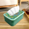 (US Only)Mandala Toilet Paper Towel Box Diamond Painting Tissue Box