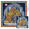 2pcs 14CT Stamped Cross Stitch - Bullfinch(35*33cm)、[Everydayedeals]